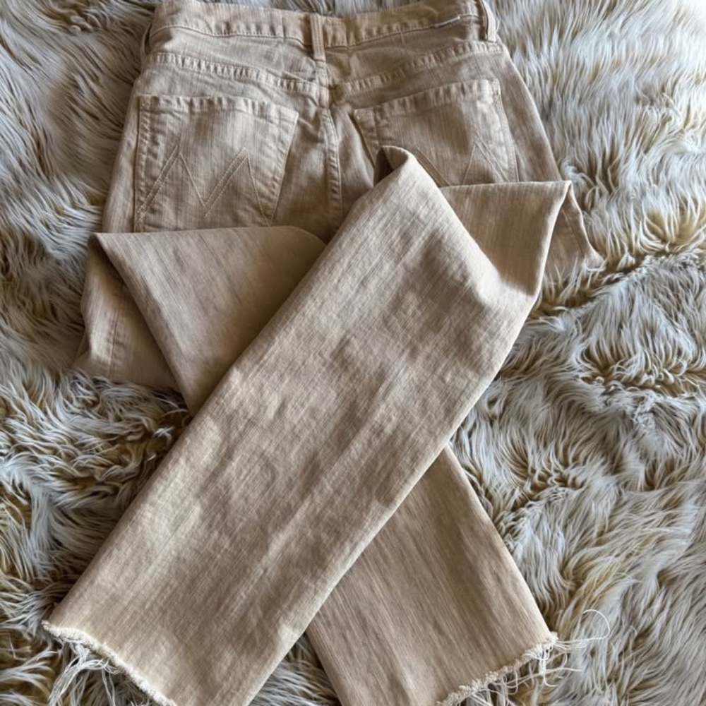 Mothers Jeans Tan